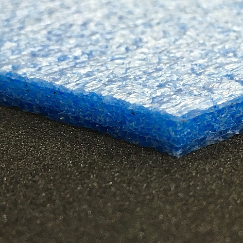 （材質）ポリプロピレン発泡体（素材名）ネオシキロン 青 3mm